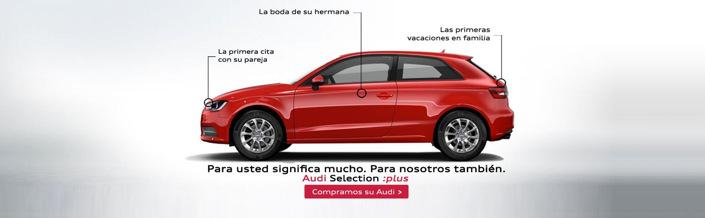 Compramos su coche Audi Selection :plus